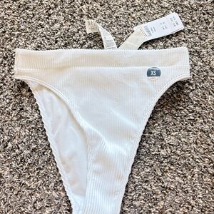 Hollister cheeky white swim bottoms